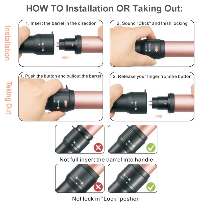 StyleVerse™ 6 - in - 1 Interchangeable Hair Styling Set - myrelevo