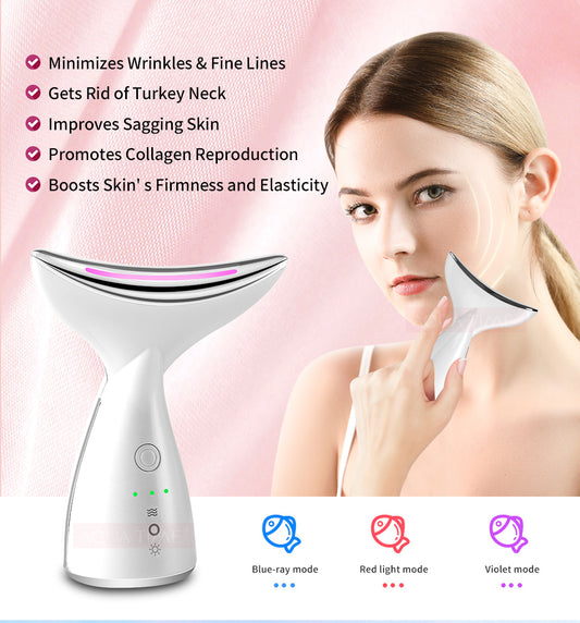 Neck & Face Lift LED Massager – Anti-Aging Tightening Device