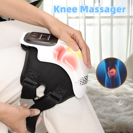 Pain Relief Infrared Laser Vibration Knee Massager - myrelevo