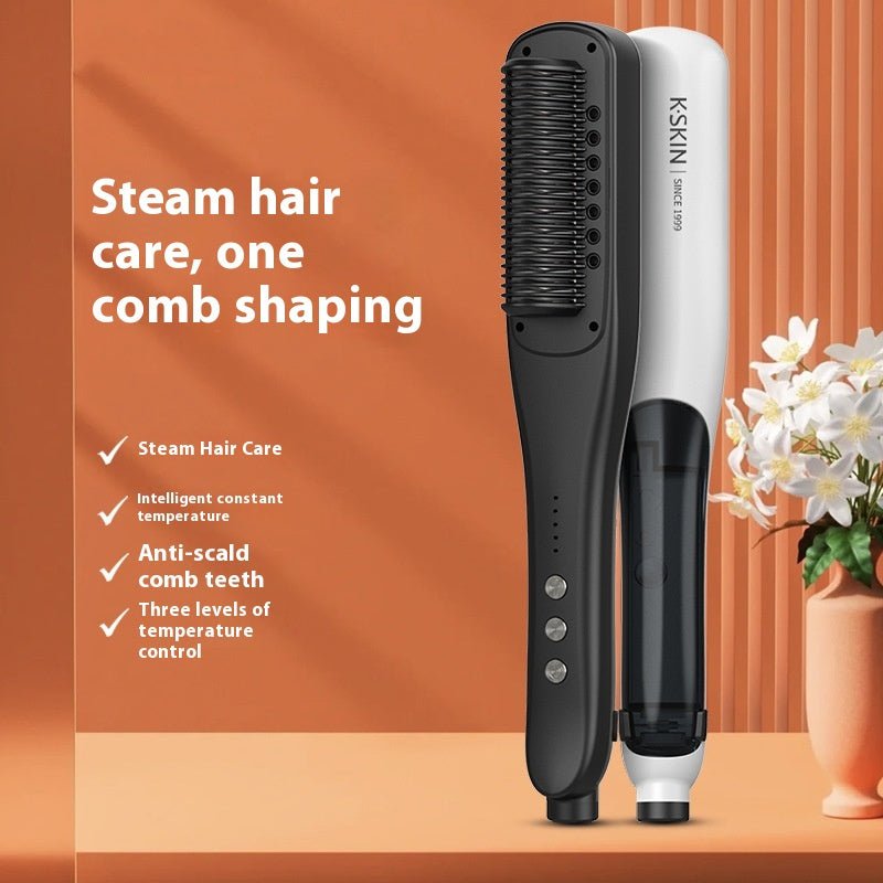 HydraComb™ Steam Hair Straightening Brush - myrelevo