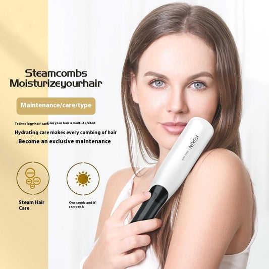 HydraComb™ Steam Hair Straightening Brush - myrelevo