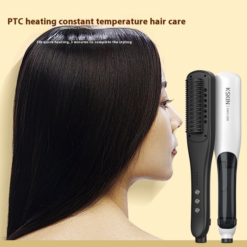 HydraComb™ Steam Hair Straightening Brush - myrelevo